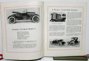 1916 Willys Overland Dealer Sales Brochure Model 75 Large Features & Specs Rare