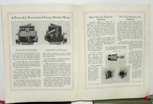 1916 Willys Overland Dealer Sales Brochure Model 75 Large Features & Specs Rare