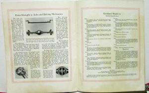 1916 Willys Overland Dealer Sales Brochure Model 75 Large Features & Specs Rare