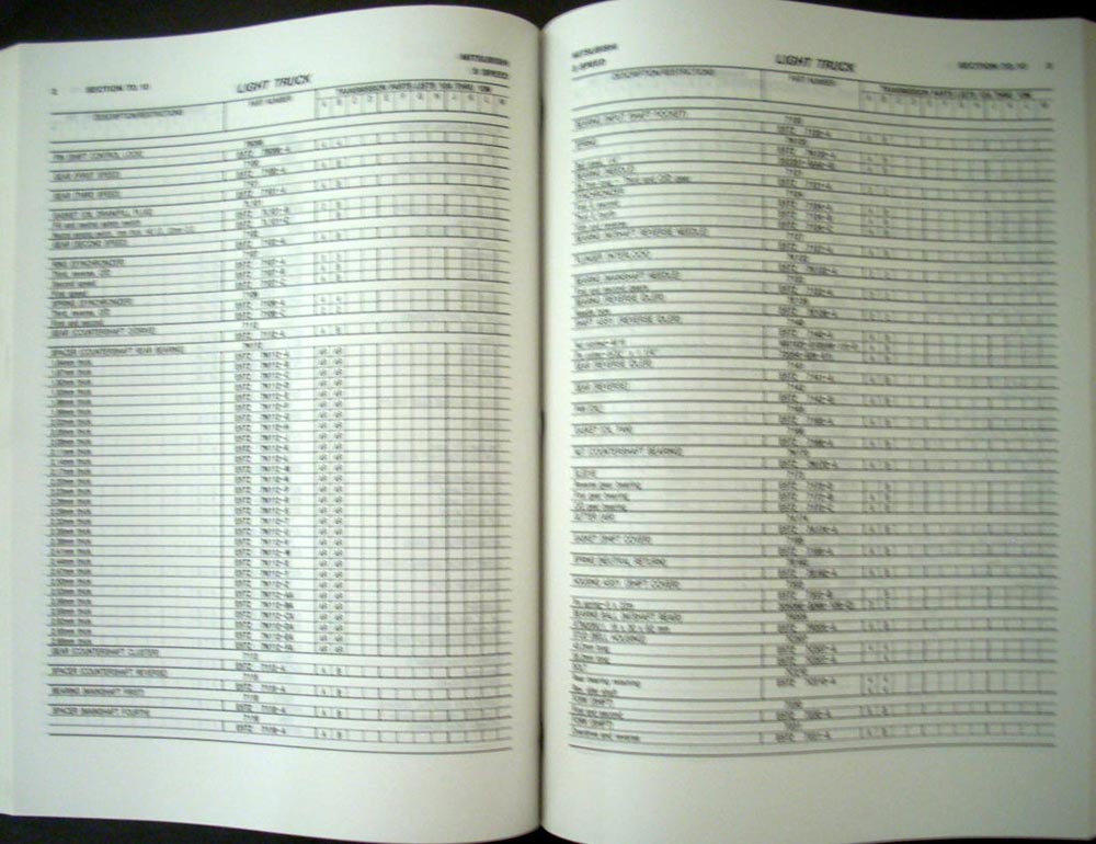 1988 Ford E F 100 150 250 350 Truck Van Parts Book Catalog Manual 2&4 WheelDrive