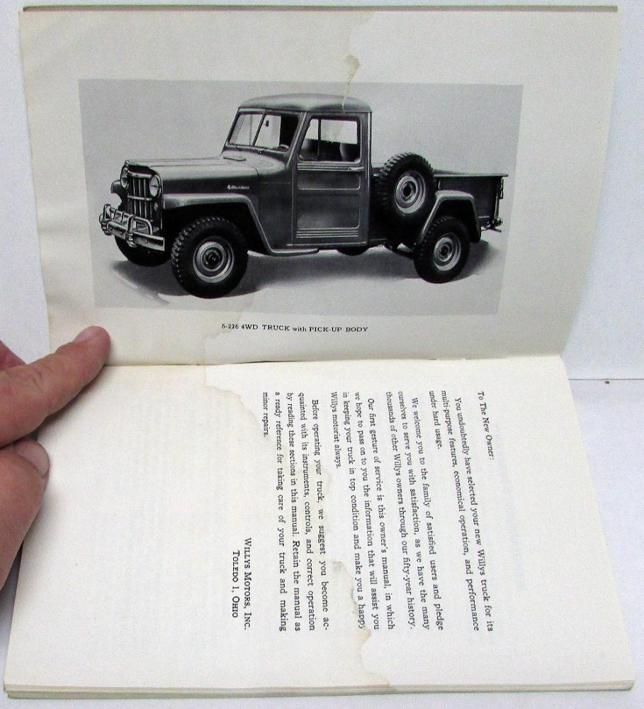 1946 Jeep Station Wagon User Manuals Repair