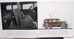 1932 Willys Knight 95 66D Twin Sleeve Motor Color Sales Brochure Original