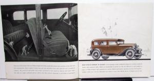 1932 Willys Knight 95 66D Twin Sleeve Motor Color Sales Brochure Original