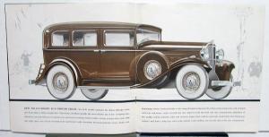 1932 Willys Knight 95 66D Twin Sleeve Motor Color Sales Brochure Original