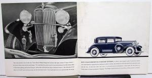 1932 Willys Knight 95 66D Twin Sleeve Motor Color Sales Brochure Original