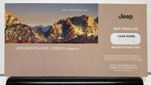 2006 DaimlerChrysler Jeep Commander Owners Manual Original