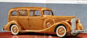 1935 Packard Dealer Sales Brochure Birthday Card Featuring V12 Sedan Original