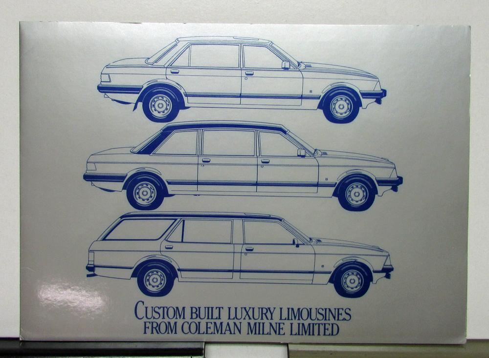 1975 1977 1979 1980 1982 1983 1985 Coleman Milne Limousine Sales Portfolio