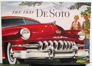 1951 DeSoto Sedan Coupe Carry All Convertible Sportsman Wagon Sales Brochure