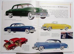 1951 DeSoto Sedan Coupe Carry All Convertible Sportsman Wagon Sales Brochure