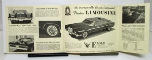 1971 Lincoln Continental Eagel Phaeton Limousine Sales Brochure