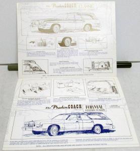 1974 Lincoln Continental Eagle Coach Co Phaeton Limousine Sales Brochure