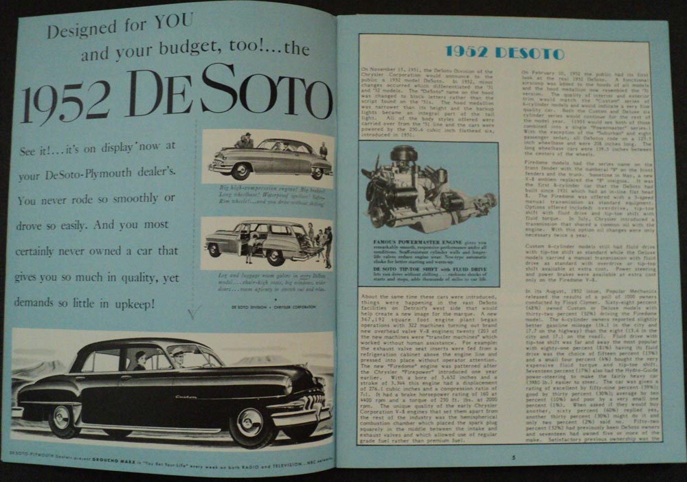 WPC News March 1983 Issue Features 1952 DeSoto Firedome 8 S-15 Deluxe No Shift