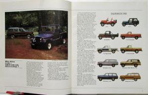 1983 Jeep CJ5 CJ7 Scrambler J10 J20 Cherokee Wagoneer Canadian Sales Brochure