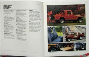 1983 Jeep CJ5 CJ7 Scrambler J10 J20 Cherokee Wagoneer Canadian Sales Brochure