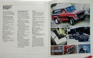 1983 Jeep CJ5 CJ7 Scrambler J10 J20 Cherokee Wagoneer Canadian Sales Brochure