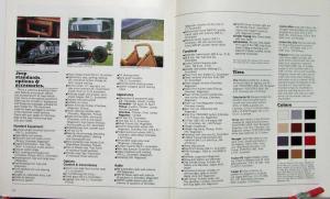 1983 Jeep CJ5 CJ7 Scrambler J10 J20 Cherokee Wagoneer Canadian Sales Brochure