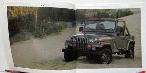 1988 Jeep YJ Cherokee Wagoneer Color CANADIAN Sales Brochure Original