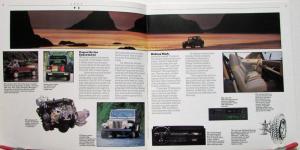 1988 Jeep YJ Cherokee Wagoneer Color CANADIAN Sales Brochure Original