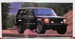 1988 Jeep YJ Cherokee Wagoneer Color CANADIAN Sales Brochure Original