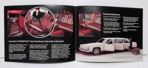 1989 Cadillac Armbruster Stageway Concordia Limousine Sales Brochure