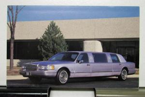 1992 Lincon Cadillac Buick Limousine Werks Post Cards