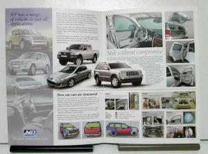 2009 2010 Jeep NP Armoured Cars Sales Brochure