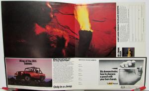 1989 Jeep Wrangler Islander MI State Univ Sch Portfolio Folder Sales Promotion