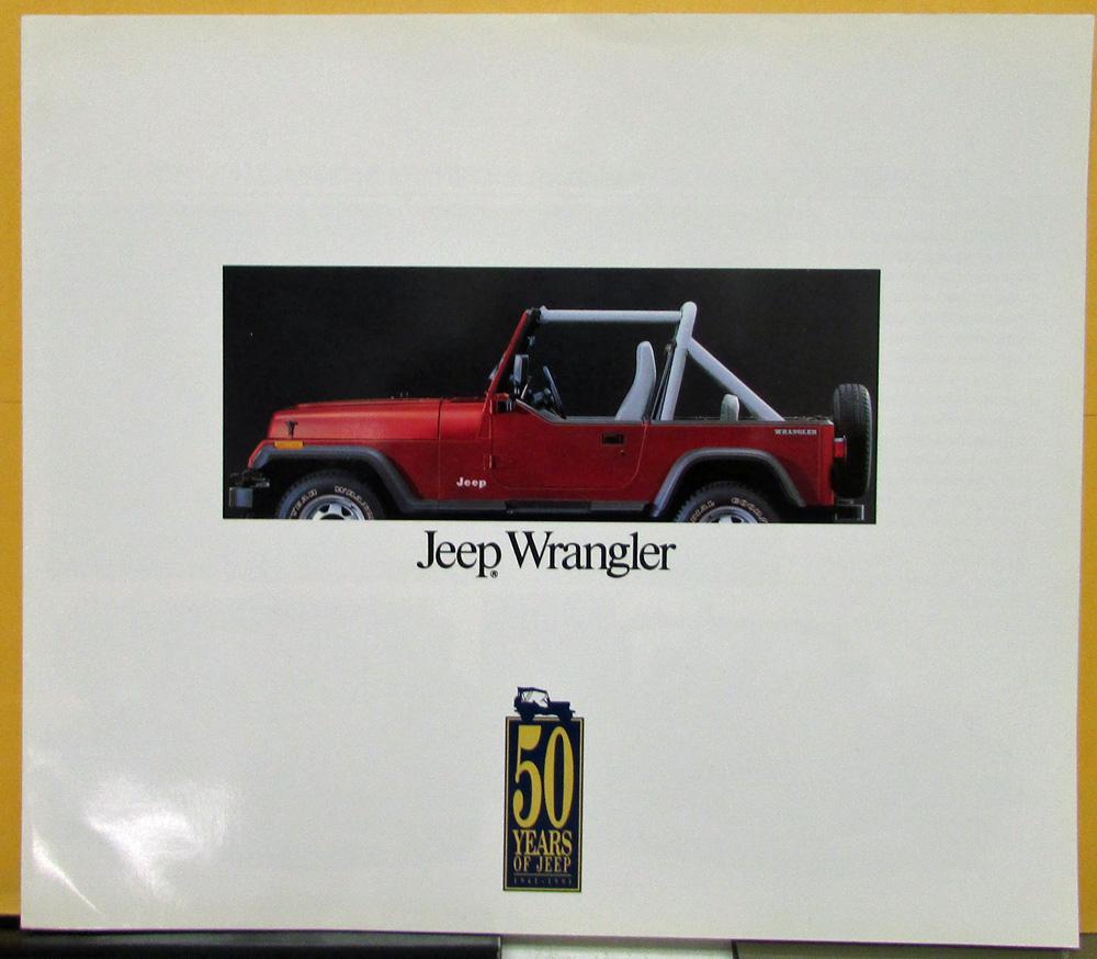 1991 Jeep Wrangler Japanese Color Sales Folder Original XL