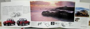 1991 Jeep Wrangler Japanese Color Sales Folder Original XL