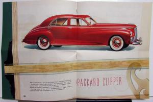 1941 Packard Clipper Streamlined Car Dealer Sales Brochure Color Original