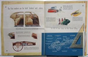 1941 Packard Clipper Streamlined Car Dealer Sales Brochure Color Original