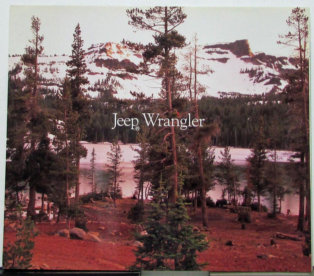 1990s Jeep Wrangler Custom Renegade Japanese Color Sales Folder Original XL