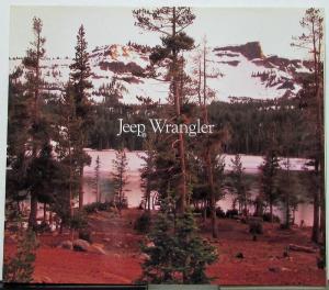 1990s Jeep Wrangler Custom Renegade Japanese Color Sales Folder Original XL