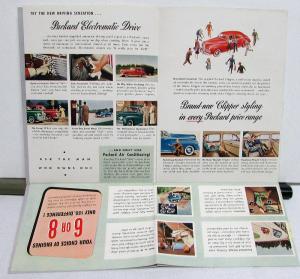 1942 Packard Special Custom Super Six Eight Clipper Sales Brochure Mailer Orig