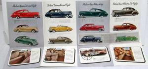 1942 Packard Special Custom Super Six Eight Clipper Sales Brochure Mailer Orig