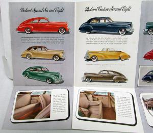 1942 Packard Special Custom Super Six Eight Clipper Sales Brochure Mailer Orig