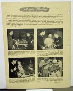 1944 Packard Technical Service Updates Vol 18 No 4 April Rare Original