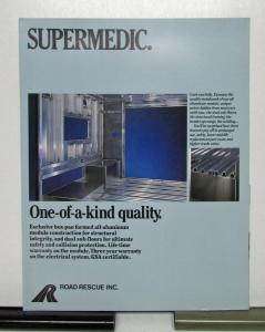 1985 Ford Road Rescue Supermedic & Aero Star Sales Brochure