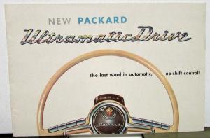 1950 Packard Features New Ultramatic Drive Transmission Sales Brochure Original