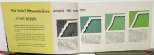 1950 Packard Features New Ultramatic Drive Transmission Sales Brochure Original