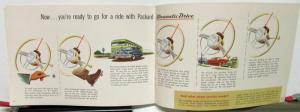 1950 Packard Features New Ultramatic Drive Transmission Sales Brochure Original