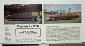 1970 Pontiac Armbruster Stageway Limousine Sales Brochure