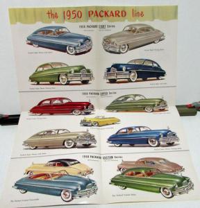 1950 Packard Eight Custom Super Series Ultramatic Dealer Sales Brochure Folder