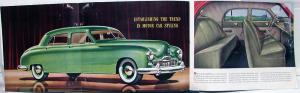 1947 Kaiser Special Color Sales Brochure Original Oversized