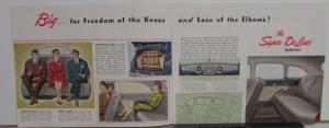 Ford 1946 Small Dealer Color Sales Brochure Flathead Original