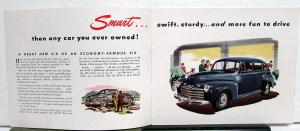 Ford 1946 Small Dealer Color Sales Brochure Flathead Original