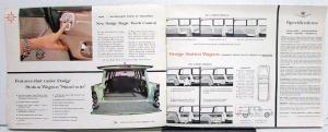 1956 Dodge Sierra Suburban Station Wagon Sales Brochure & Specifications