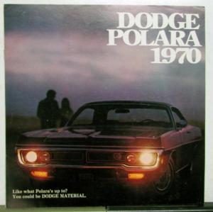 1970 Dodge Polara 2 & 4 Door Convertible Wagon Over Sized Sales Brochure Orig