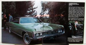 1970 Dodge Polara 2 & 4 Door Convertible Wagon Over Sized Sales Brochure Orig